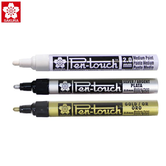 gold permanent marker