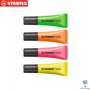 3pcs Stabilo Neon Highlighter / Evidenziatori di design alla moda / Home Office School Stationery