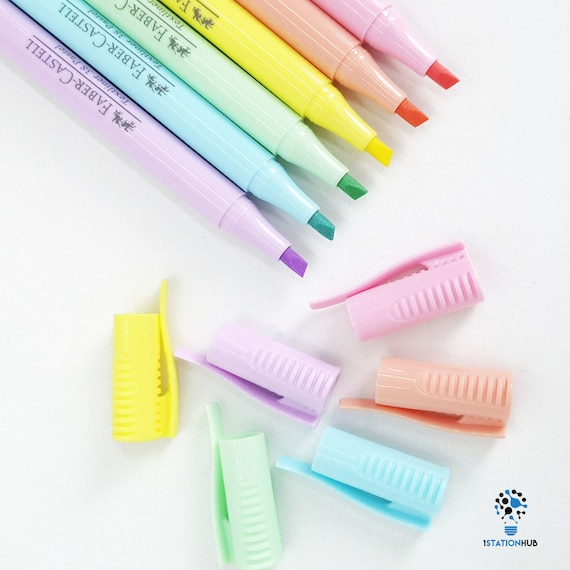 pastel highlighters faber castell