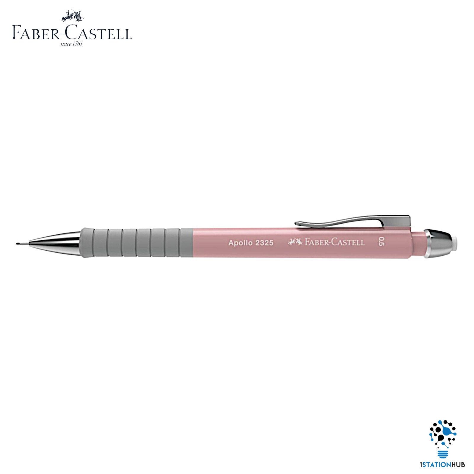 Faber-Castell アビシニアン シャープペンシル ファーバーカステル アポロ シャープペンシル 三角グリップ 0.5 mm 0.7