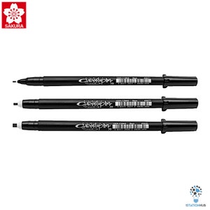Sakura Pigma Calligrapher Pen | Black Ink | Art Craft Calligraphers Pens