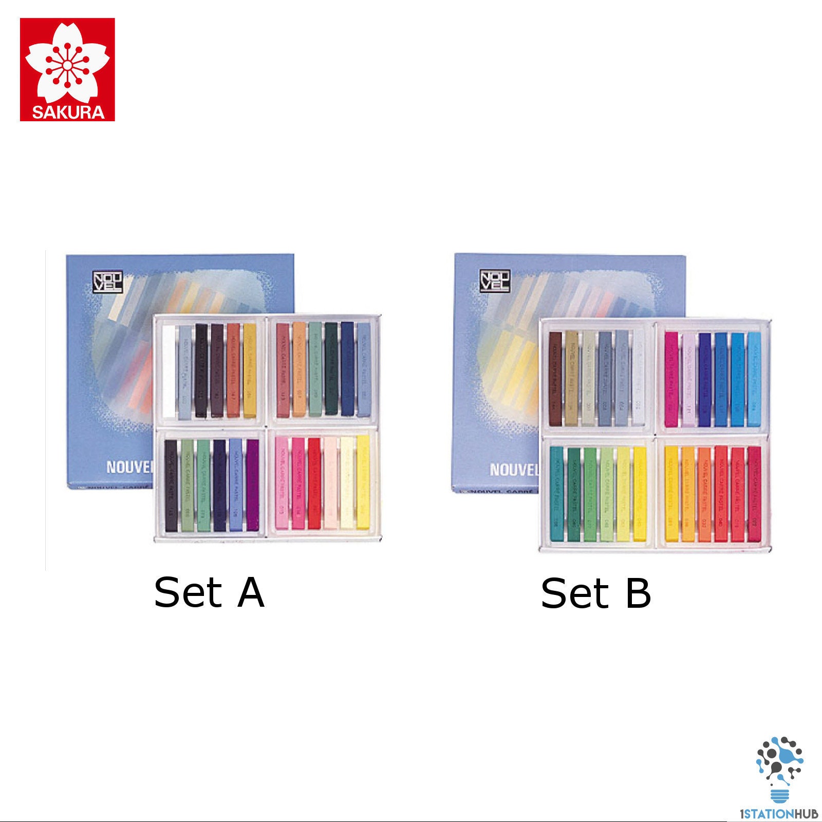 Sakura Nouvel Carré Pastel | Arts Craft Sketch Drafting