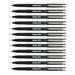 12 Artline 200 Fineliner Black Color Needle Tip Sign Pen 0.4mm EK-200 | Art Craft Write Draw Colour Doodle Lettering 