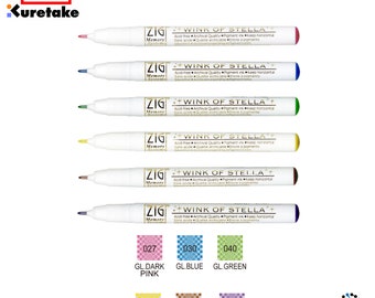 Ｗｉｎｋ　ＰＥＲＦＯＲＭＡＮＣＥ　ＭＥＭＯＲＩＥＳ New! Zig Kuretake Memory System | Wink of Stella - Pack of 6