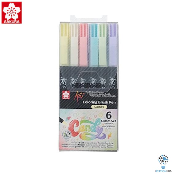 Estuche 12 rotuladores koi coloring brush pen sakura - Material de oficina, escolar y papelería