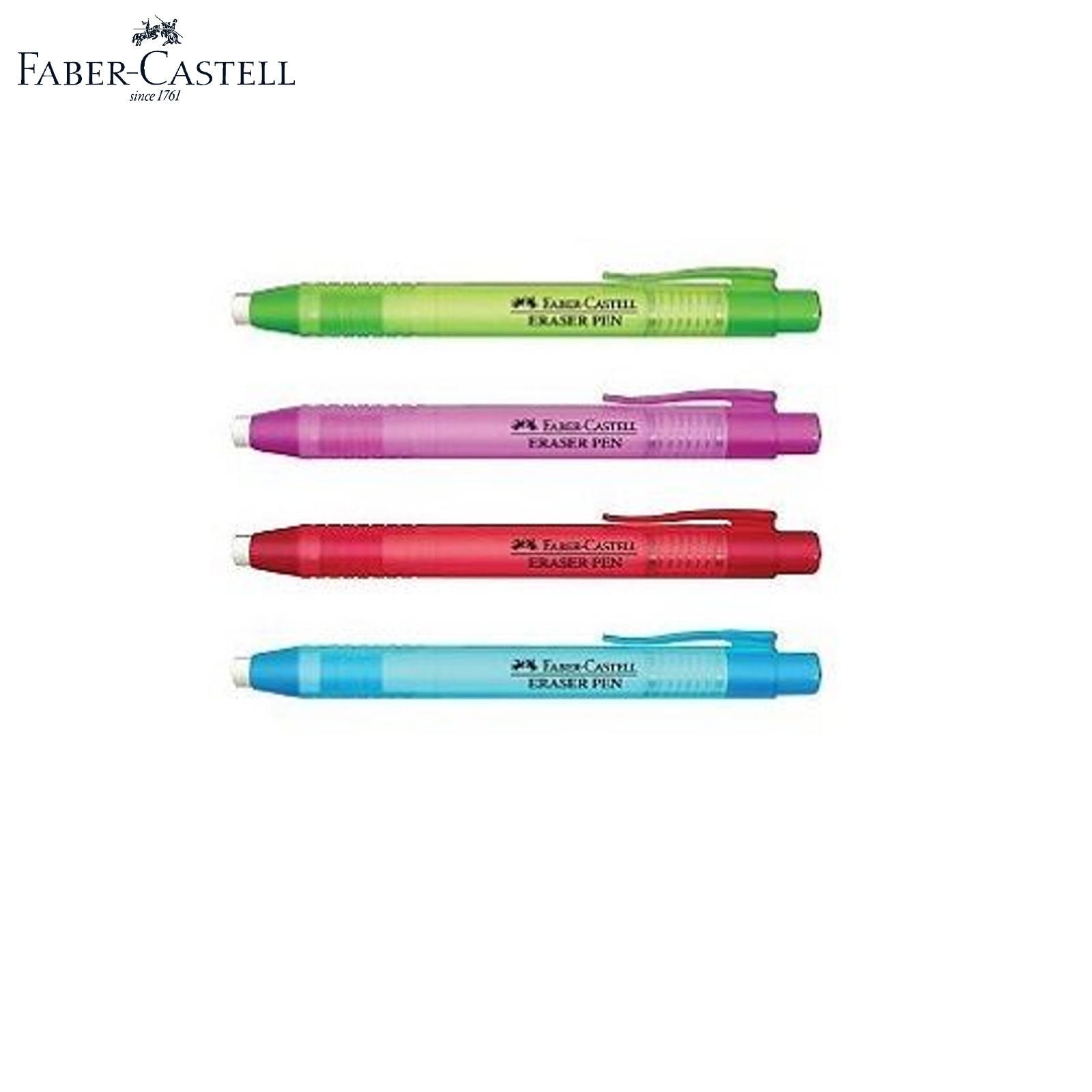  Faber-Castel Eraser Pencils, 2-Pack, 2 Count (Pack of 1),  Multicolor