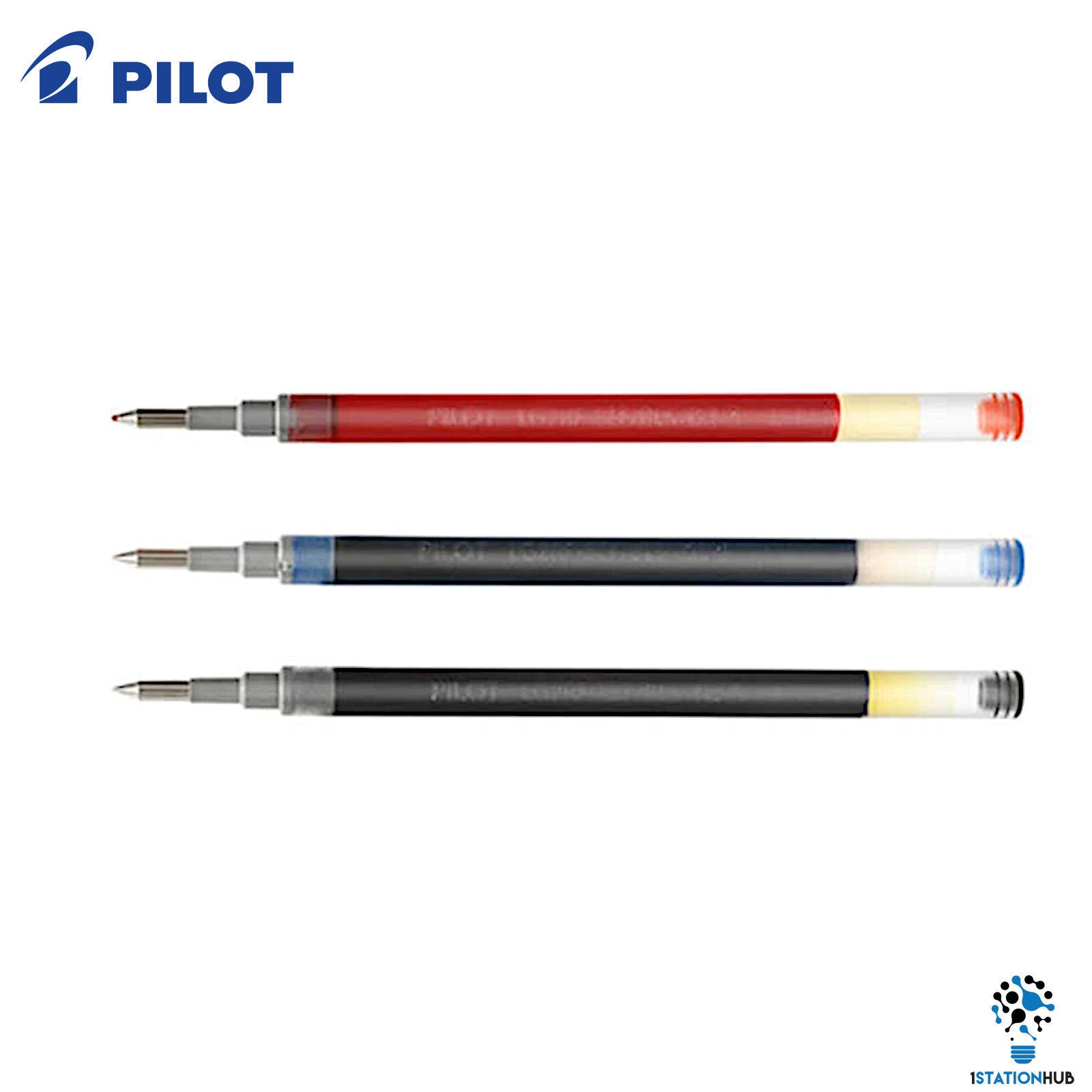 Pilot G207 - Penna a sfera con inchiostro gel, punta da 0,7 mm Einzelbett rosa pastello