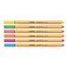 Stabilo Neon Point 88 Fineliner 0.4mm Pen | 6 Vibrant Color Pens | Art Craft Drawing Colouring  Doodle Bullet Journal Lettering| 