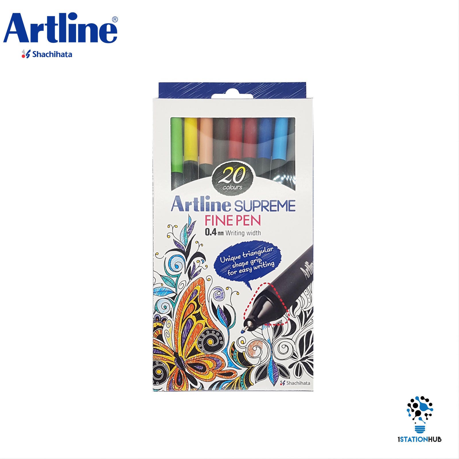 Artline Supreme Fine EPFS-210 Pen 0.6mm Nib Fineliner Color Pens
