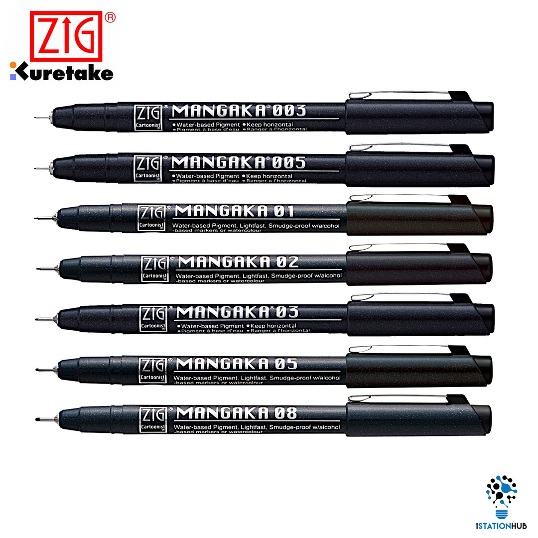 THE PEN CATALOGUE 2012年〜2020年 Zig Mangaka Cartoonist Outline Pen 003