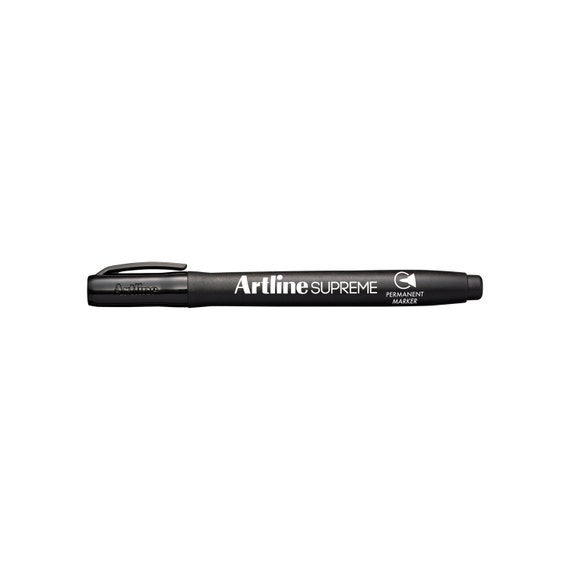 eindpunt in tegenstelling tot Adolescent 12 Artline Supreme Black Colour Permanent Marker Pen 1.0mm - Etsy