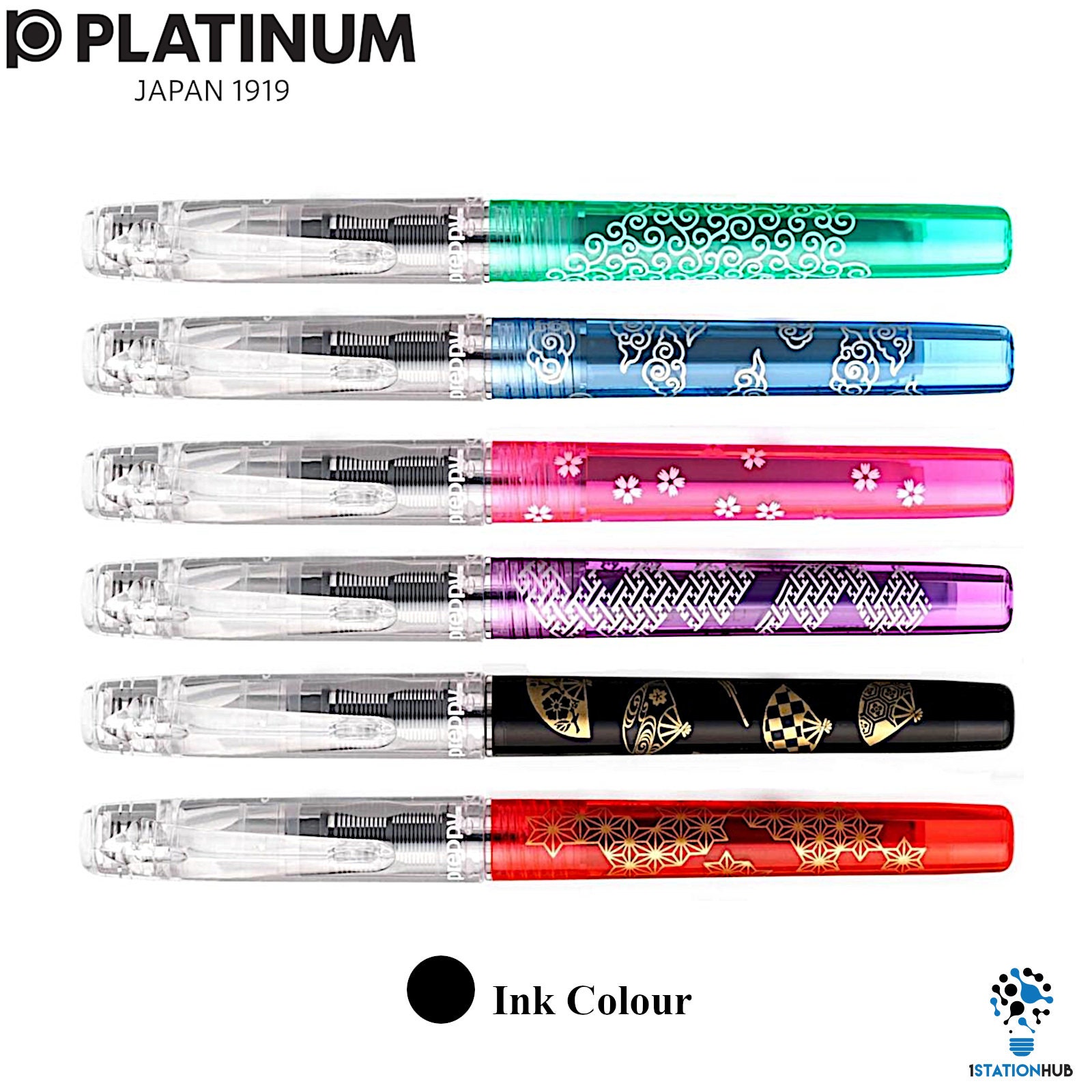 Platinum Preppy WA Limited Edition Fountain Pen 03 Fine Black Ink PSQ-500WA  -  Finland