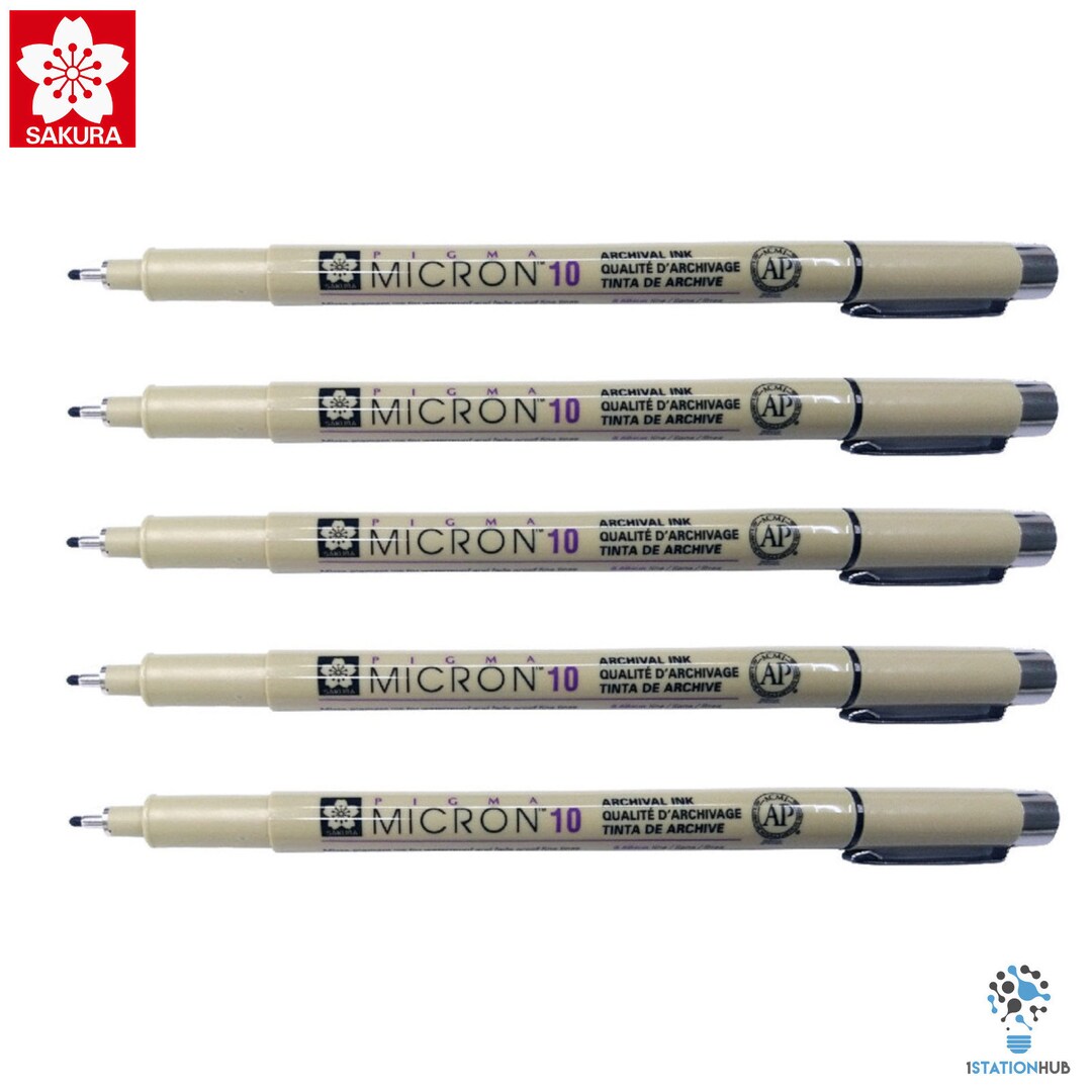 Buy Sakura Pigma Micron 10 Black Archival Ink Pen Arts Craft