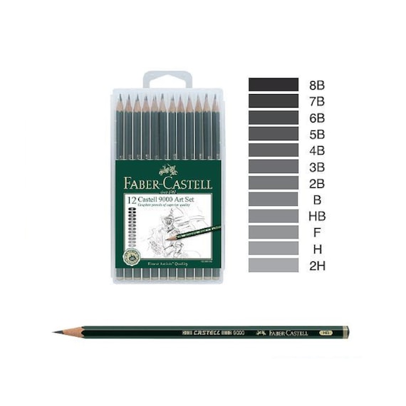 Faber-Castell Graphite Pencil - Castell 9000 4B