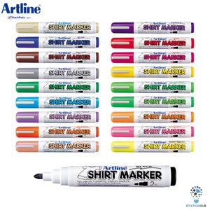 Zenacolor 20 Fabric Markers Pens Set - Non Toxic, Indelible and Permanent Fabric  Paint Fine Point Textile Marker Pen - Pens Fine Point Tip