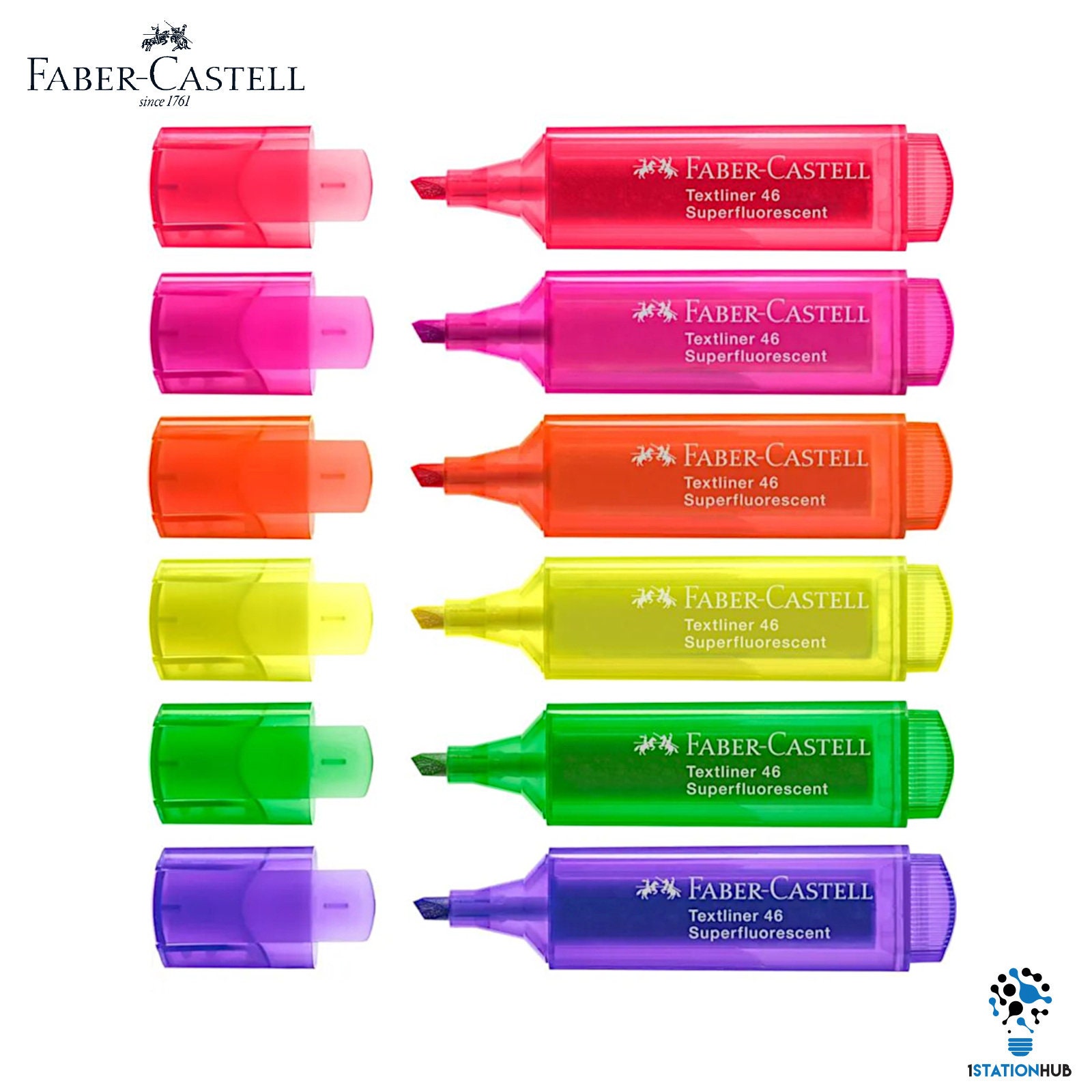 Expositor 30 marcadores Faber Castell Textliner 1546