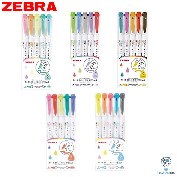 Zebra Mildliner Double-Ended Highlighter Set of 25 Colors