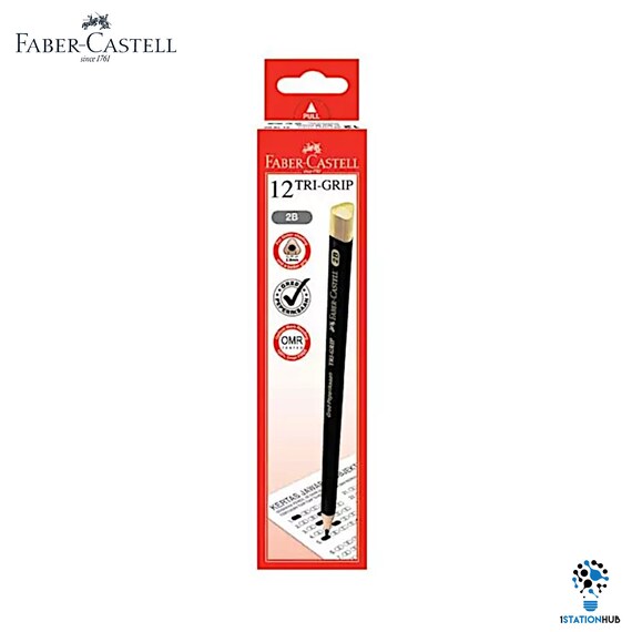 Faber Castell Black Grip Pencil B Bx/12