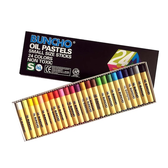 Buncho 24 Colour Oil Pastels Colors | Non-Toxic Crayon Kids Art Craft  Drawing Colouring