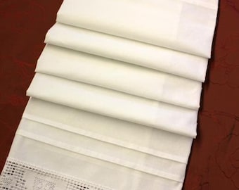 Baptismal cloth Orthodox baptism, baptismal towel, towel baptism, COTTON, white