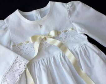 Christening Gown Baby*Boy*Girl SWAROVSKI, Cotton, Gr. 56, 62, 68, 74, 80, 86