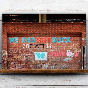 Mur de Waveland - World Series Cubs, déco Chicago Cubs, fan de sport de Chicago, art mural Chicago, cadeau Chicago Cubs, décoration d'intérieur de Chicago, petits cubes