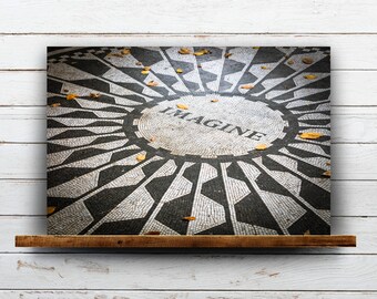 Strawberry Fields - Central Park, NYC Icon, John Lennon, Beatles Art, Urban Wall Art, NYC Wall Art, New York City Art Print, NYC Home Decor