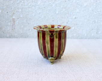 OOAK  stoneware pot. Firing at 1250 degrees Celsius Neofinetia pot  Orchid pot for Orchid planter for Flower pot Ceramic plant pot