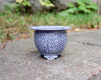 Designer Orchid pot   Orchid planer  Flower vase Ceramic plant pot Orchid pots Clay orchid pot  Gift for mother