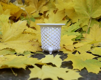 OOAK Furan orchid pot Fu ran pot Fukiran Furan pot Gift for mom Orchid pots Ornamental flowerpot Orchid cachepot