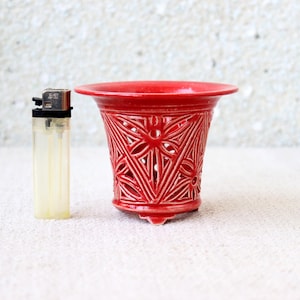 OOAK Vaso per orchidee Furan Vaso Fu ran Vaso blu Vaso Neofinetia Vaso Fukiran Furan Regalo per la mamma Vasi per orchidee Vaso per fiori ornamentale Cachepot per orchidee