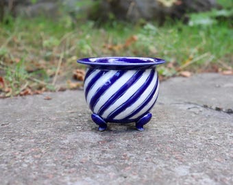 Ceramic pot for orchid neofinetia, or other orchids fired at 1250 degrees Celsius