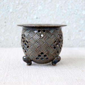 Neofinetia pot  blue pot Orchid pot for Orchid planter for Flower pot Ceramic plant pot Orchid pots Tall pot ceramic Gift for grandmother