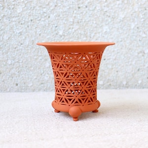 Vaso de terracota para orquídea neofinetia ou outras orquídeas.