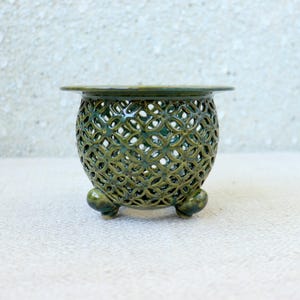 OOAK  stoneware pot. Firing at 1250 degrees Celsius Neofinetia pot  Orchid pot for Orchid planter for Flower pot Ceramic plant pot