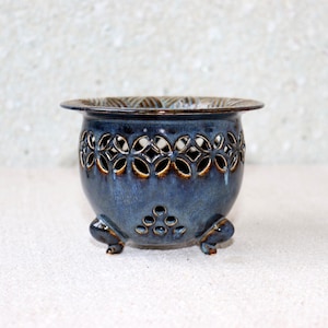 Vaso in gres Neofinetia Vaso per orchidee Vaso per orchidee Vaso in ceramica Vasi per orchidee Vaso alto in ceramica Regalo per la nonna