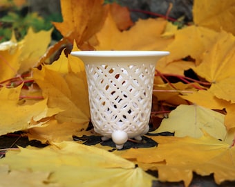 OOAK Furan orchid pot Fu ran pot Fukiran Furan pot Gift for mom Orchid pots Ornamental flowerpot Orchid cachepot
