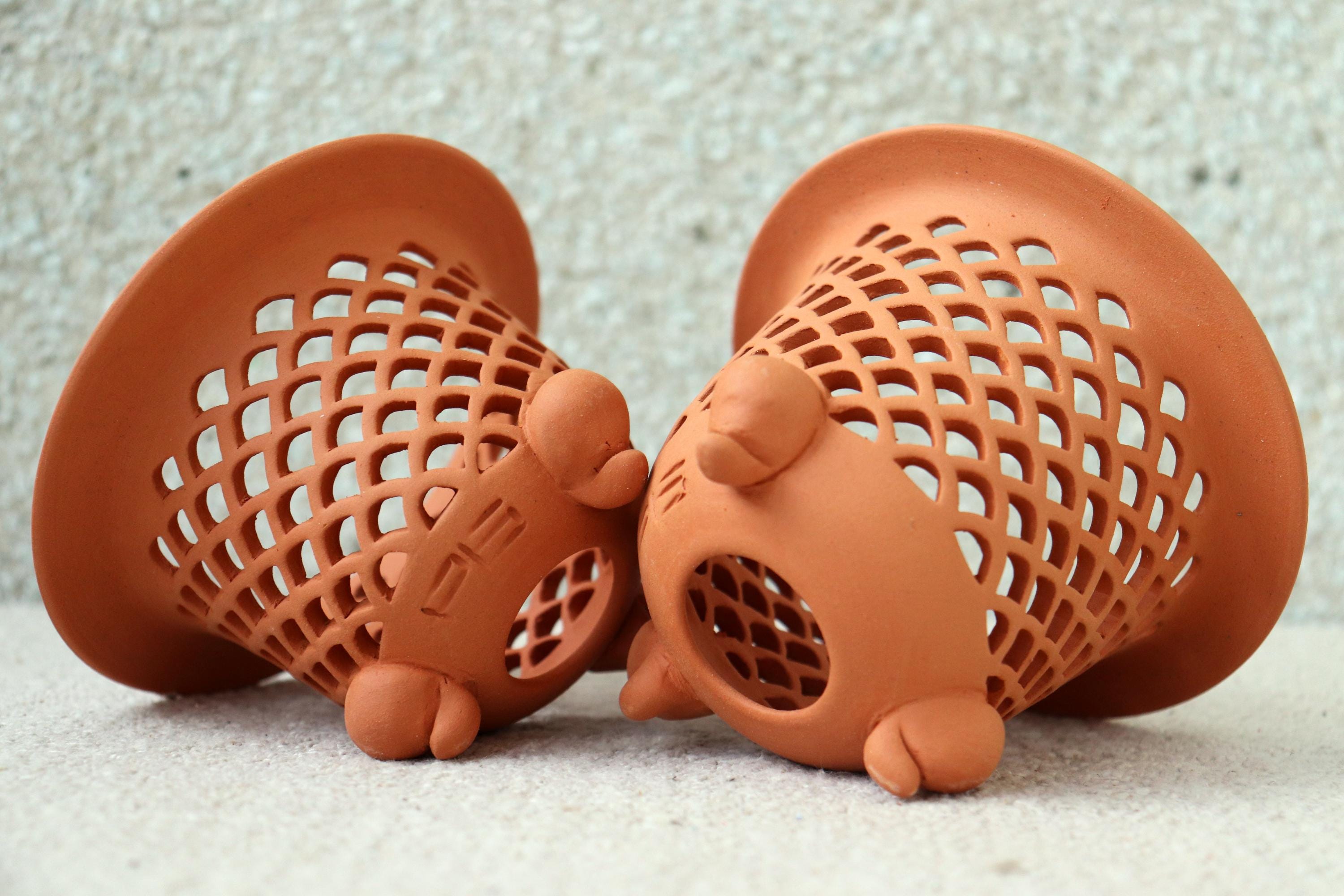 Fukiran Pot for Neofinetia Terracotta Color - Etsy