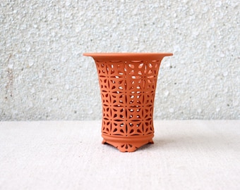 Terracota Orchid pot for Orchid planer for Flower pot  Orchid pots Clay orchid pot Neofinetia orchid pot Gift for mother