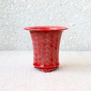 Vaso in gres OOAK. Cottura a 1250 gradi Celsius Vaso in neofinetia Vaso per orchidee Vaso per orchidee Vaso per fiori Vaso per piante in ceramica