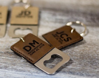 Set of 14 Personalized Groomsmen Gift Keychain Bottle Opener as Groomsmen Proposal, Groomsman Gifts, Personalized Gift, Best Man Gifts