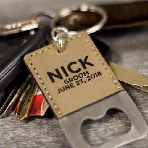Groomsmen Gift Idea Personalized Bottle Opener Wedding Gift Etsy