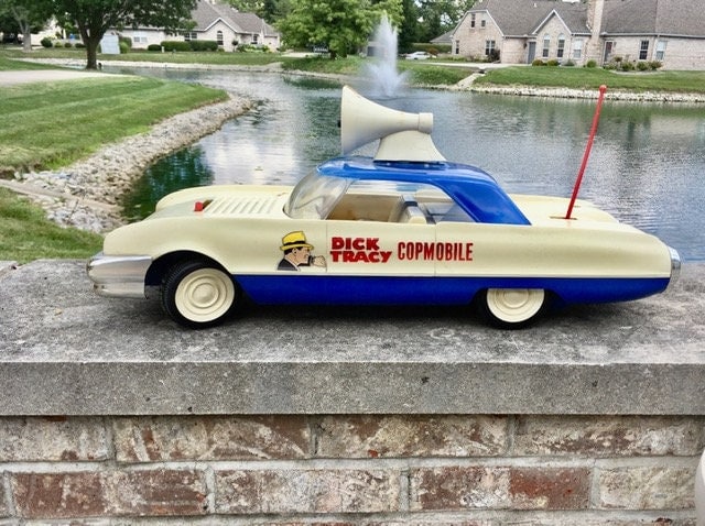 【希少】Good Worth OFFICER DICK 警察 豚 ソフビ 完売品 1963 Dick Tracy Copmobile: Vintage Ideal Battery Operated Toy - Etsy