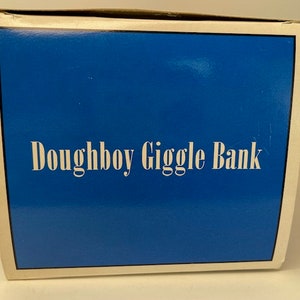 1999 Pillsbury Doughboy Giggle Bank/in Original Box image 5