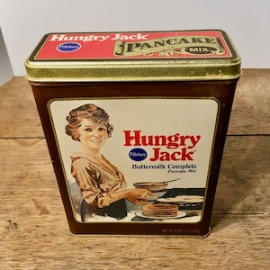 1984 Hungry Jack Pancake Mix/Family Breakfast Food/Pillsbury Pancakes!