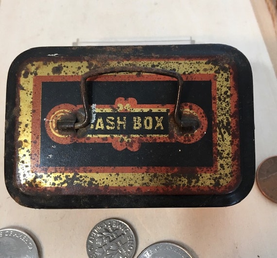 1910年製 フライズ チョコレート キャッシュボックス：アンティーク 