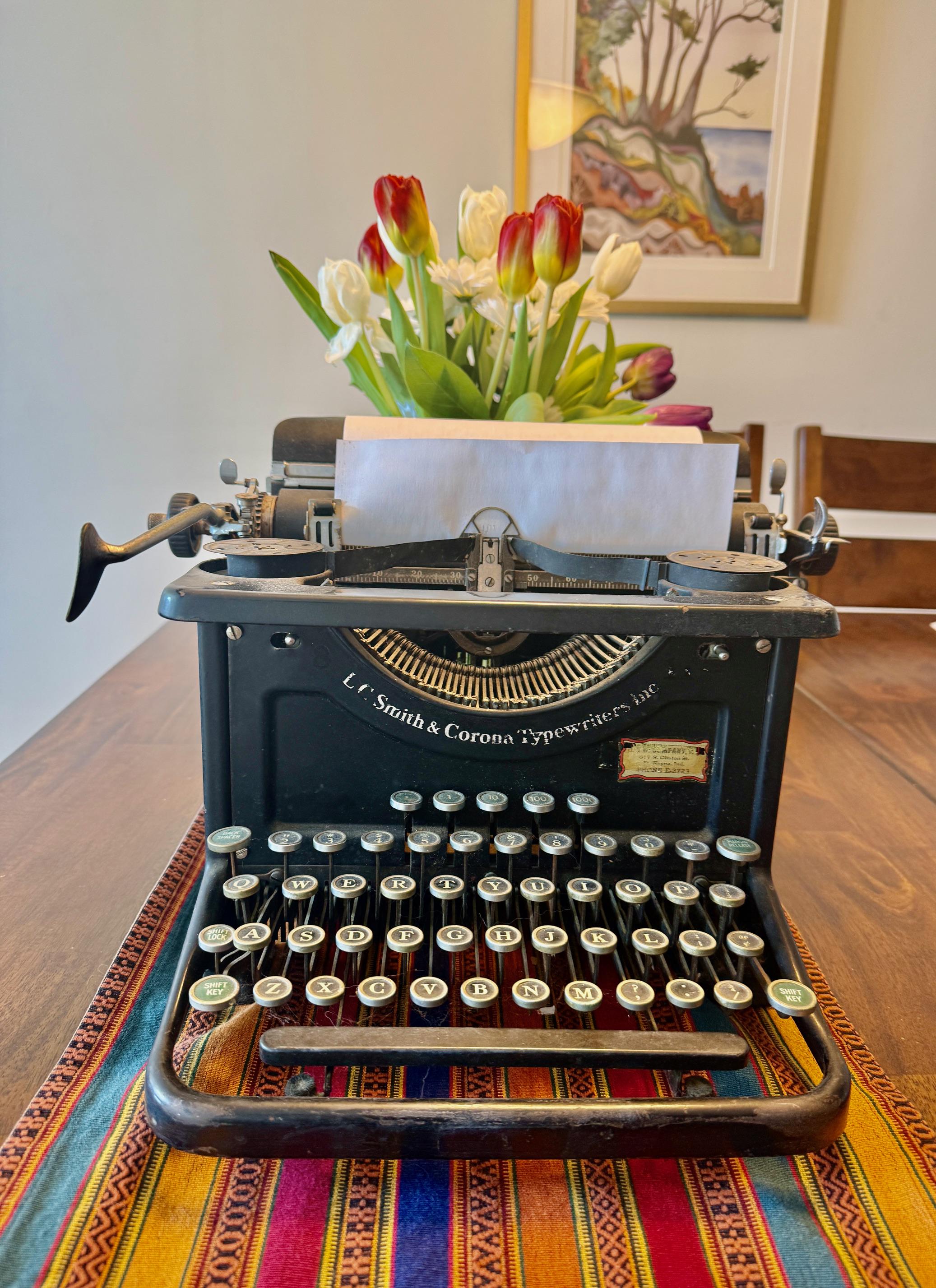 L.c. Smith Corona Typewriter - Etsy