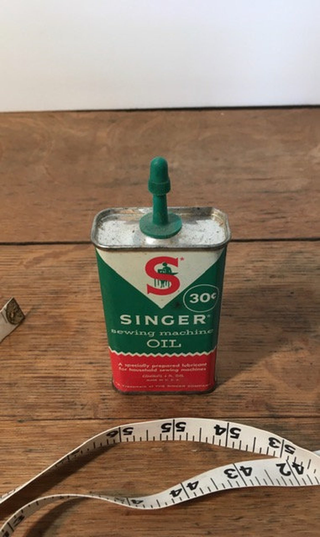 1960s Singer Sewing Oil/factory Sealed/machine Lubricant 