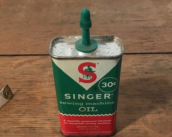 1960s Singer Sewing Oil/Factory Sealed/Machine Lubricant