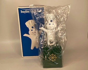 1999 Pillsbury Doughboy Giggle Bank/dans sa boîte d'origine